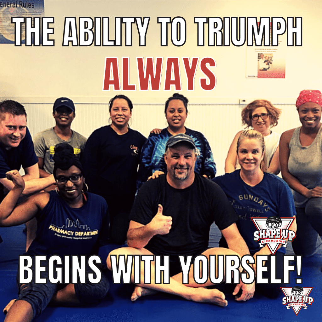 “Kickboxing class in Lawrenceville GA with motivated group”