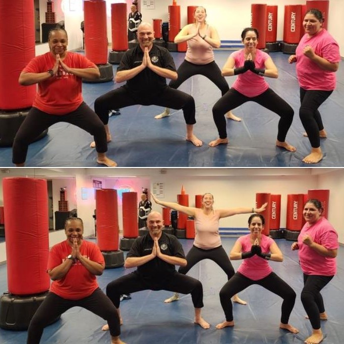 Full-body strength training using a kickboxing bag