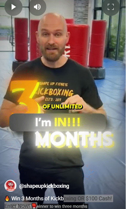 Kickboxing giveaway – Win 3 months free at Shape Up Kickboxing