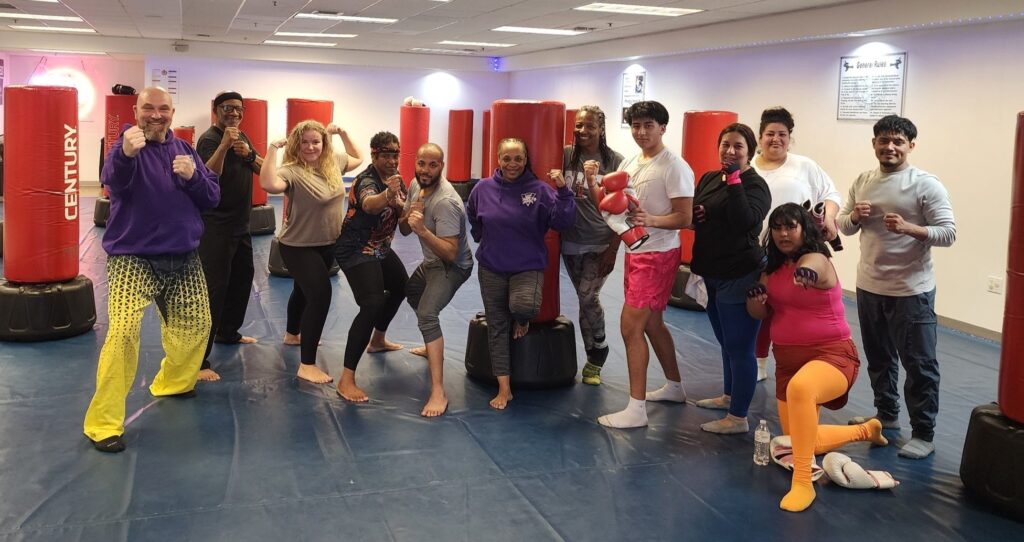 kickboxing classes winter blues